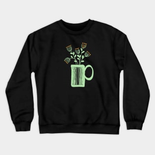 Plant2 Green - Full Size Image Crewneck Sweatshirt